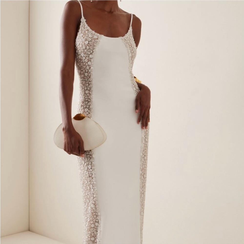 ILA Violet Sequin Silk Slip Wedding Gown